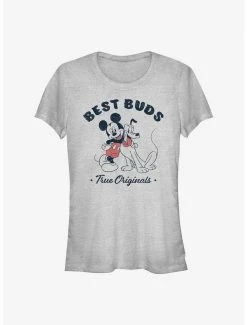 Coupon 😍 Disney Mickey Mouse Vintage Buds 👧 Girls T-Shirt ✨