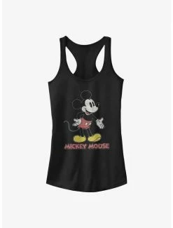 Coupon 🎉 Disney Mickey Mouse 70's Mickey 👧 Girls Tank ✔️