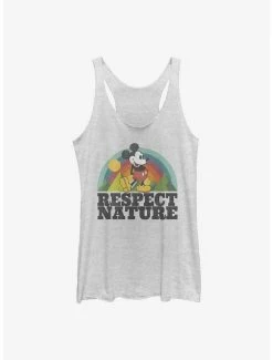 Discount ✔️ Disney Mickey Mouse Respect Nature 👧 Girls Tank 🔔