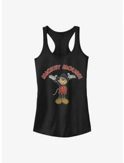 Flash Sale 😉 Disney Mickey Mouse Retro Mickey 👧 Girls Tank ⌛