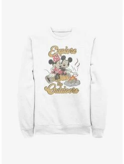 New ✔️ Disney Mickey Mouse Outdoors Crew Sweatshirt ✨