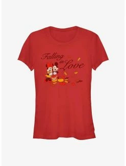 Brand new ❤️ Disney Mickey Mouse Falling In Love 👧 Girls T-Shirt 🤩
