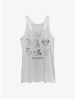 Discount 🌟 Disney Mickey Mouse Classic Heads 👧 Girls Tank 🎁