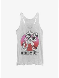 Discount ✨ Disney Mickey Mouse Giddyup 👧 Girls Tank 😉