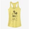 Budget 🔔 Disney Mickey Mouse Mickey Black And White 👧 Girls Tank 🔥
