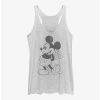 Outlet 🧨 Disney Mickey Mouse Mickey Black And White 👧 Girls Tank 🥰