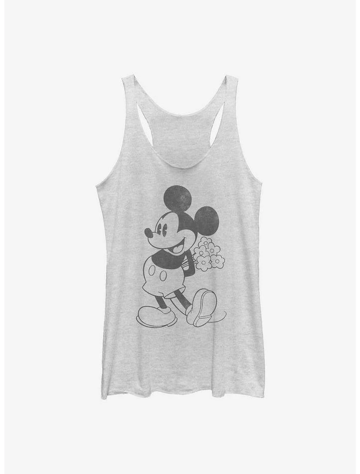 Outlet 𧨠Disney Mickey Mouse Mickey Black And White π§ Girls Tank π₯°