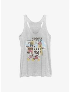 Coupon ⌛ Disney Mickey Mouse 🌞 Summer Lovin' 👧 Girls Tank ❤️