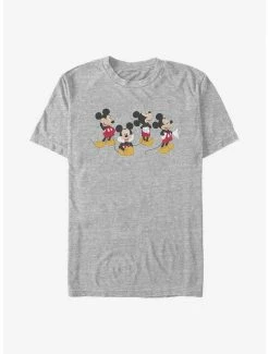 Budget 😀 Disney Mickey Mouse Mickey Line T-Shirt 🎉