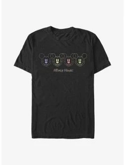 Best reviews of ✨ Disney Mickey Mouse Neon Faces T-Shirt ✔️