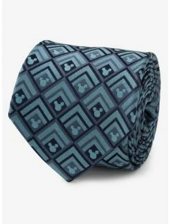 Best Pirce ⭐ Disney Mickey Mouse Mickey Diamond Teal Tie 👏