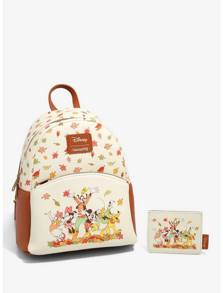 Outlet π Loungefly Disney Mickey Mouse & Friends Leaves Cardholder π₯ - Image 4