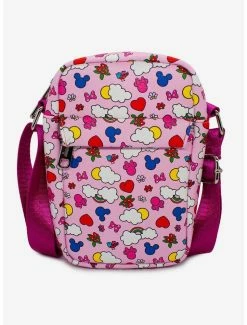 Flash Sale 👍 Disney Mickey Mouse And Minnie Icons Crossbody Bag 🌟