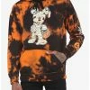 New ✔️ Our Universe Disney 💀 Halloween Mickey Mouse Mummy Tie-Dye Hoodie 👏