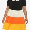 Best Pirce 🔔 Her Universe Disney 🎃 Halloween 🍬 Candy Corn Collared 👗 Dress Plus Size 🌟