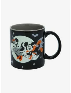 Best deal 🛒 Disney Mickey Mouse & Minnie Mouse 🦇 Halloween Mug 👏