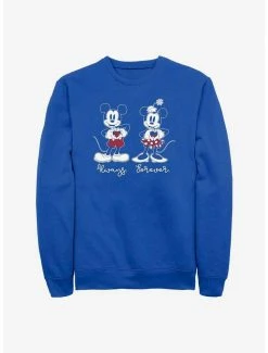 Best Sale 🔥 Disney Mickey Mouse Always Forever Sweatshirt 💯