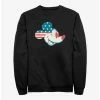 Brand new 🥰 Disney Mickey Mouse Americana Flag Fill Sweatshirt 🎁