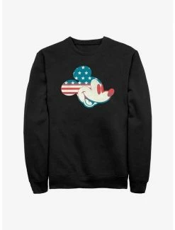 Brand new 🥰 Disney Mickey Mouse Americana Flag Fill Sweatshirt 🎁
