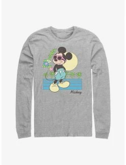Best Pirce 🧨 Disney Mickey Mouse Beach Long-Sleeve T-Shirt 🥰