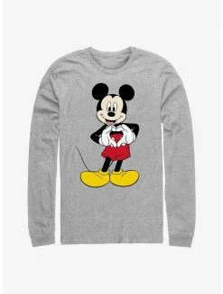 Best Sale 🔔 Disney Mickey Mouse Love Long-Sleeve T-Shirt 🧨