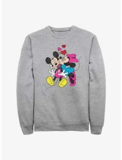 Budget 👍 Disney Mickey Mouse Minnie Love Sweatshirt 🛒