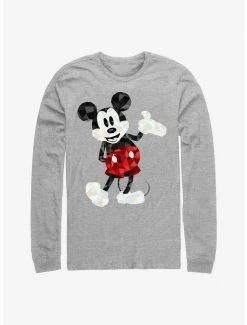 Coupon 😉 Disney Mickey Mouse Poly Long-Sleeve T-Shirt 🌟