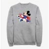 Cheap 😀 Disney Mickey Mouse Usa Kick Sweatshirt ⌛