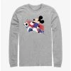 Buy 🌟 Disney Mickey Mouse Usa Kick Long-Sleeve T-Shirt 🛒