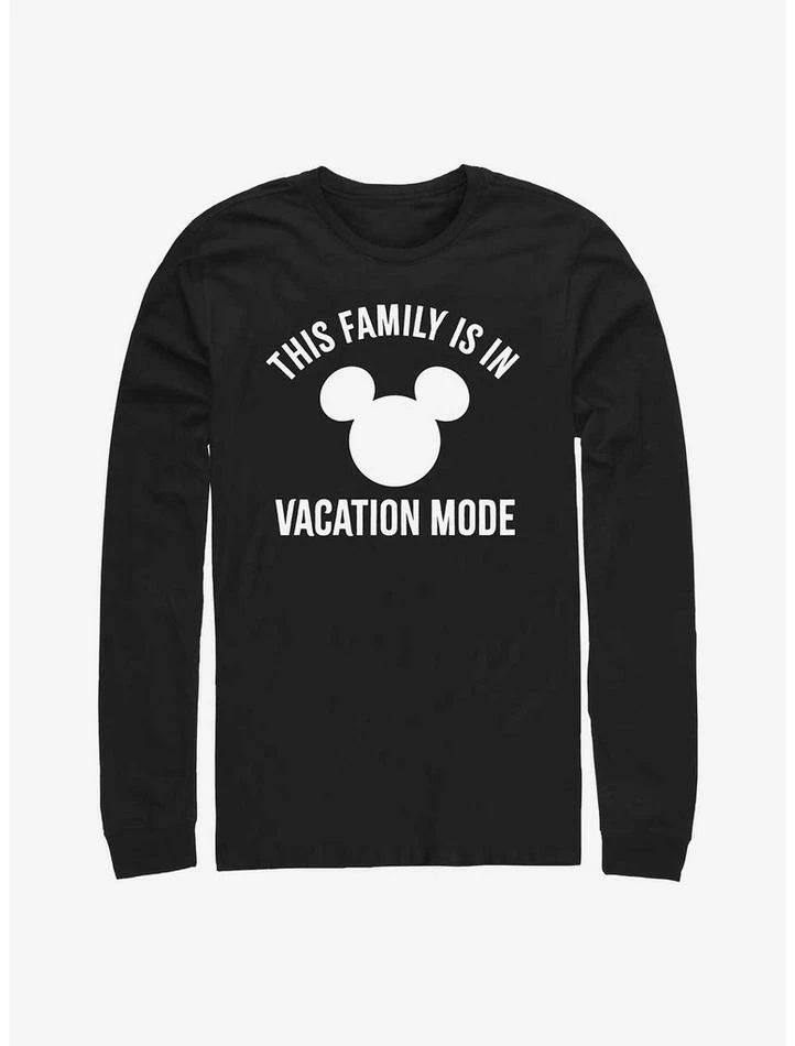 New β€οΈ Disney Mickey Mouse Vacation Mode Long-Sleeve T-Shirt π