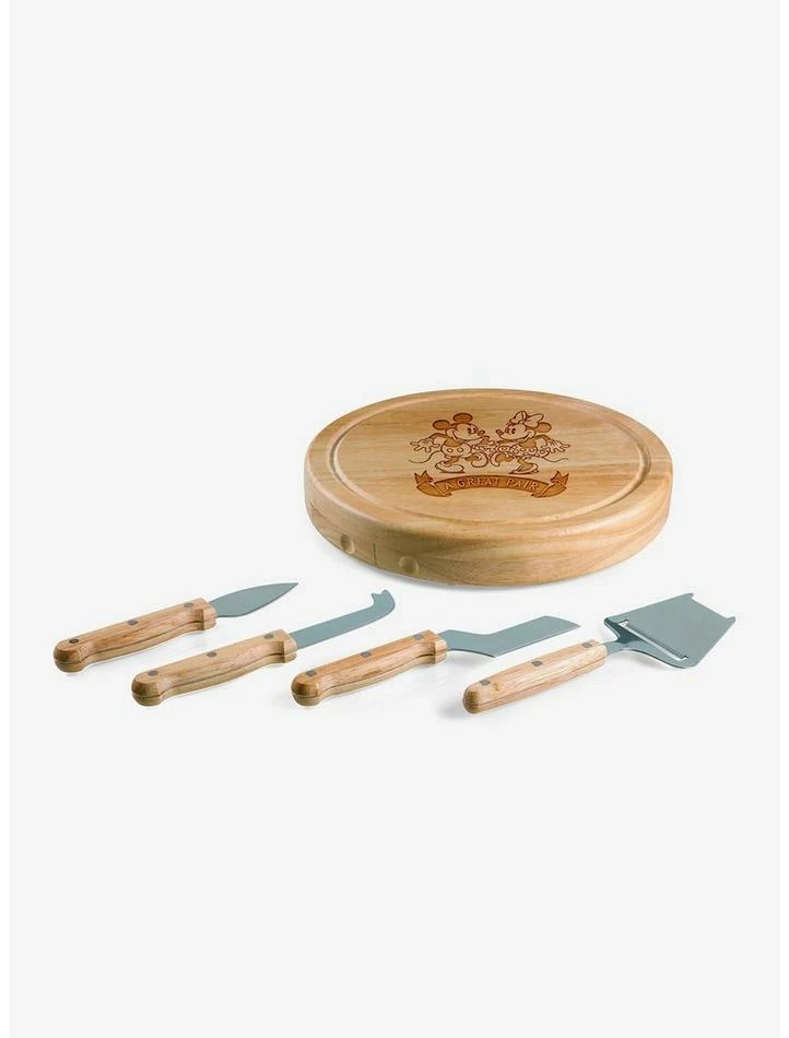 Hot Sale ๐ Disney Mickey and Minnie Mouse Circo Cheese Cutting Board & Tools Set ๐ - Image 2