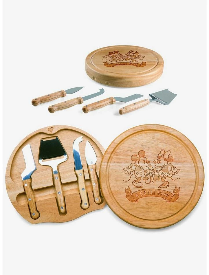 Hot Sale ๐ Disney Mickey and Minnie Mouse Circo Cheese Cutting Board & Tools Set ๐ - Image 4