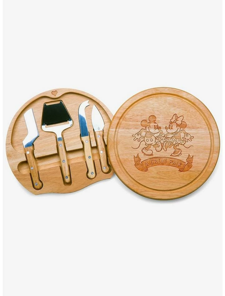 Hot Sale ๐ Disney Mickey and Minnie Mouse Circo Cheese Cutting Board & Tools Set ๐
