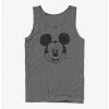 Outlet ✔️ Disney Mickey Mouse Mickey Face Tank Top 👍
