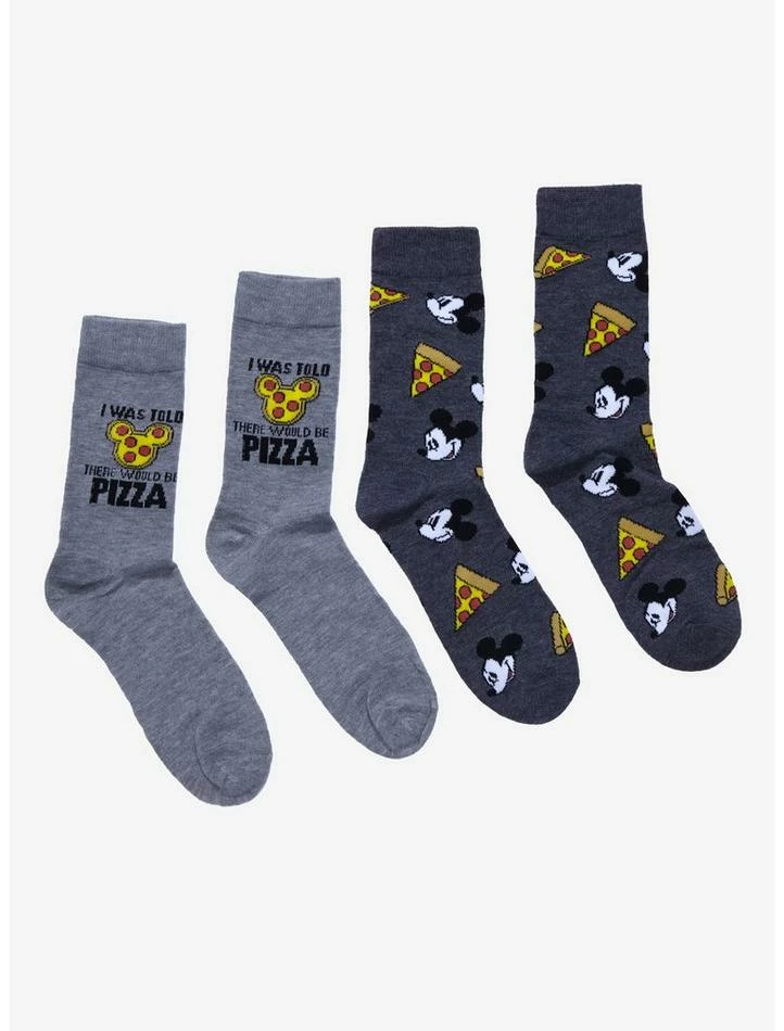 Deals β¨ Disney Mickey Mouse Pizza Crew 𧦠Socks 2 Pair π