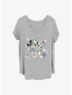 Buy 🎉 Disney Mickey Mouse 80S Minnie Mickey 👧 Girls T-Shirt Plus Size ✨
