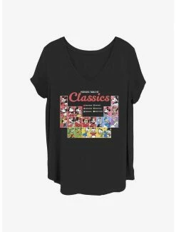 Buy ⌛ Disney Mickey Mouse Classic Periodic 👧 Girls T-Shirt Plus Size ❤️