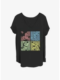 Best deal 🤩 Disney Mickey Mouse Fab Four 👧 Girls T-Shirt Plus Size 😍