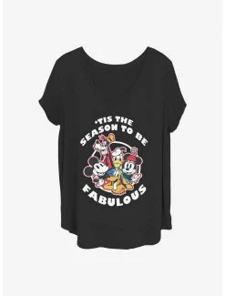 Best reviews of ❤️ Disney Mickey Mouse Fabulous Holiday 👧 Girls T-Shirt Plus Size ✨