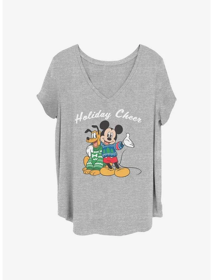 Top 10 β Disney Mickey Mouse Holiday Cheer π§ Girls T-Shirt Plus Size π
