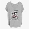 Discount 🛒 Disney Mickey Mouse Mickey & Minnie Holiday 👧 Girls T-Shirt Plus Size 😉