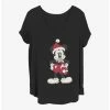 New ❤️ Disney Mickey Mouse Mickey Hat 👧 Girls T-Shirt Plus Size 🛒