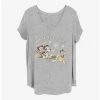 Hot Sale 💯 Disney Mickey Mouse Oh What Fun 👧 Girls T-Shirt Plus Size 🛒