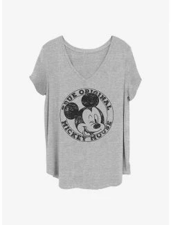 Coupon 👍 Disney Mickey Mouse Original Mickey 👧 Girls T-Shirt Plus Size 🛒