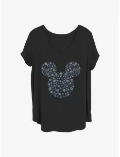 Best reviews of 👏 Disney Mickey Mouse Snowflakes Ear 👧 Girls T-Shirt Plus Size 🎁