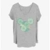 Buy 🎉 Disney Mickey Mouse Succulents 👧 Girls T-Shirt Plus Size ❤️