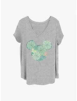 Buy 🎉 Disney Mickey Mouse Succulents 👧 Girls T-Shirt Plus Size ❤️