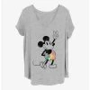 Flash Sale 👏 Disney Mickey Mouse Tie Dye Mickey 👧 Girls T-Shirt Plus Size 😀