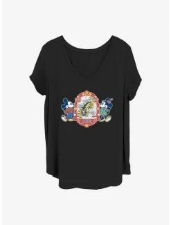 Cheapest 🛒 Disney Mickey Mouse Care About You 👧 Girls T-Shirt Plus Size 🥰