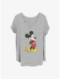 Flash Sale 😉 Disney Mickey Mouse Traditional Mickey 👧 Girls T-Shirt Plus Size ✨